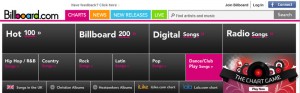 Billboard.com New Page Header