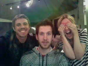 Jake Shears, Calvin Harris and Kylie Minogue