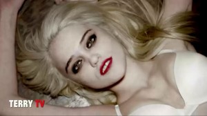 Sky Ferreira Red Lips Video Still