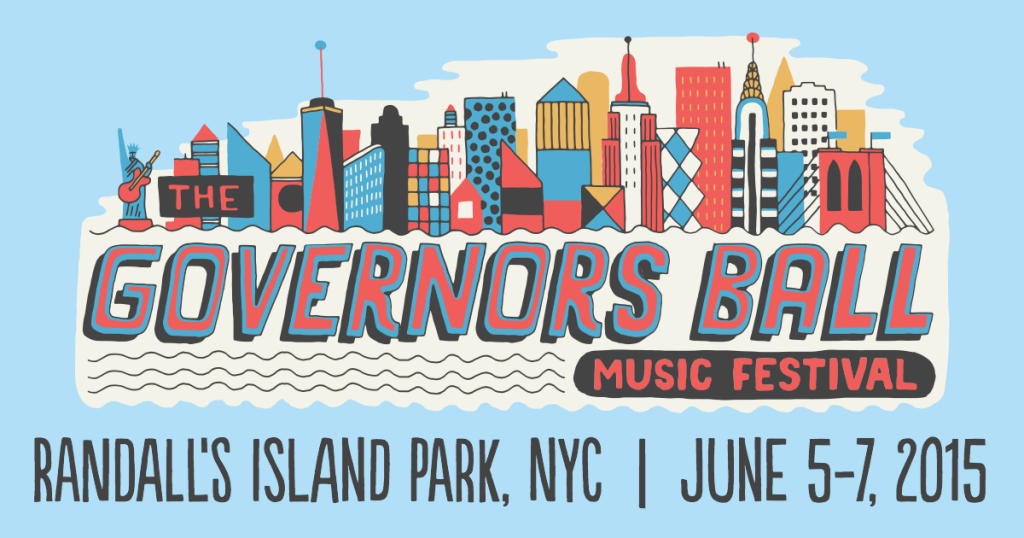 The Governor's Ball 2015 Schedule was announced and I need some assistance
